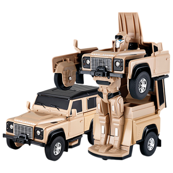 Машинка Rastar Transformers Land Rover Defender 76400 10 км/ ч/ 2.4 ГГц/ Желтый photo 1 Машинка Rastar Transformers Land Rover Defender 76400 10 км/ ч/ 2.4 ГГц/ Желтый photo 1