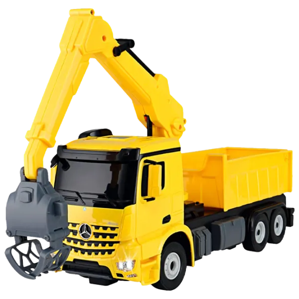 Electro Toys Rastar Mercedes-Benz Arocs Logging Vehicle 79060 2.5 km/ h/ 2.4 GHz/ Yellow photo 1