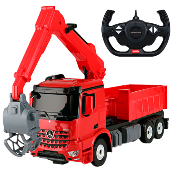 Electro Toys Rastar Mercedes-Benz Arocs Logging Vehicle 79060 2.5 km/ h/ 2.4 GHz/ Red photo 1