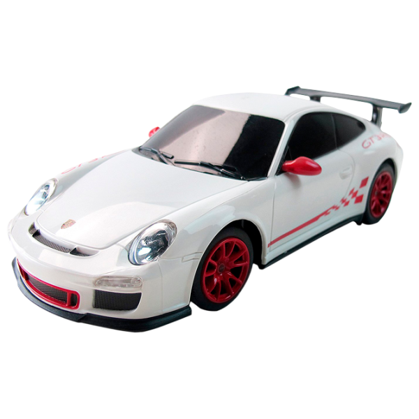 Машинка Rastar Porsche GT3 RS 39900 12 км/ч / 2.4 ГГц / Red Белый photo 1
