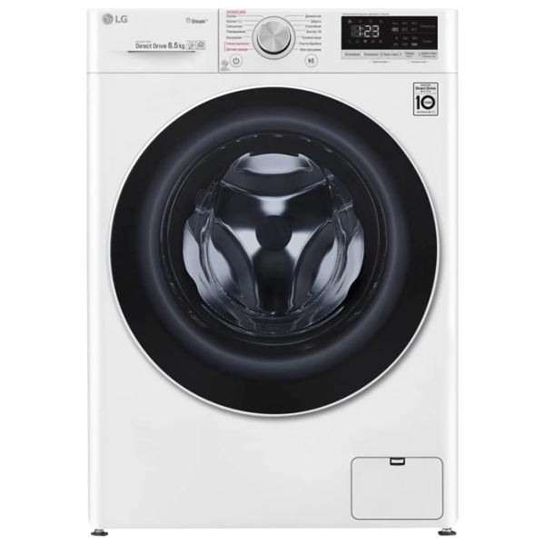 Mașină de spălat LG F2V5GS0W Direct Drive/AI DD/Steam/LG ThinQ/8.5 kg/White photo 1 Mașină de spălat LG F2V5GS0W Direct Drive/AI DD/Steam/LG ThinQ/8.5 kg/White photo 1