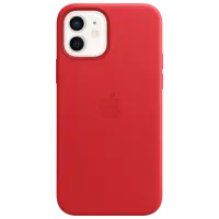 Husă pentru smartphone Apple iPhone 12/ 12 Pro Apple/ MagSafe Back/ Piele/ Red