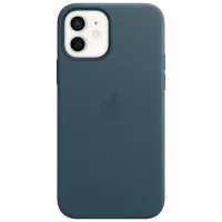 Husă pentru smartphone Apple iPhone 12/ 12 Pro Apple/ MagSafe Back/ Piele/ Baltic Blue