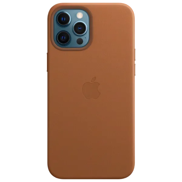 Чехол для смартфона Apple iPhone 12 Pro Max Apple/ MagSafe Back/ Кожа/ Saddle Коричневый photo 1 Чехол для смартфона Apple iPhone 12 Pro Max Apple/ MagSafe Back/ Кожа/ Saddle Коричневый photo 1