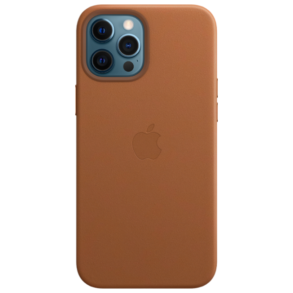 Чехол для смартфона Apple iPhone 12 Pro Max Apple/ MagSafe Back/ Кожа/ Saddle Коричневый photo 1 Чехол для смартфона Apple iPhone 12 Pro Max Apple/ MagSafe Back/ Кожа/ Saddle Коричневый photo 1