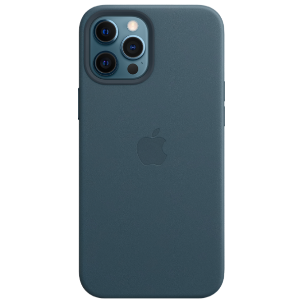 Чехол для смартфона Apple iPhone 12 Pro Max Apple/ MagSafe Back/ Leather/ Baltic Синий photo 1 Чехол для смартфона Apple iPhone 12 Pro Max Apple/ MagSafe Back/ Leather/ Baltic Синий photo 1