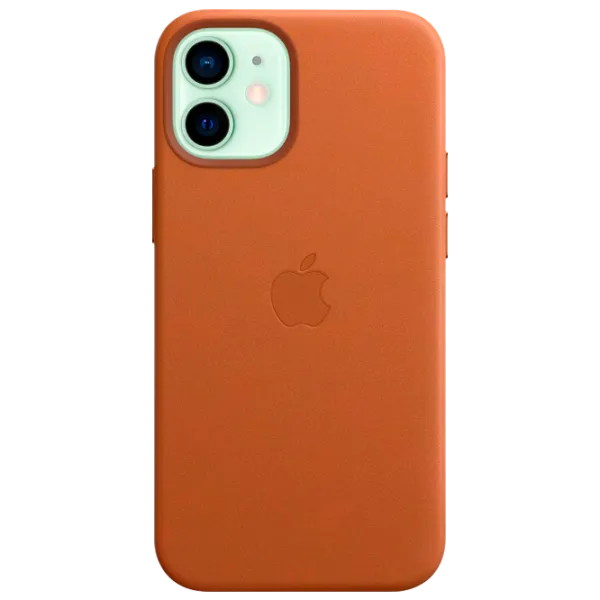 Чехол для смартфона Apple iPhone 12 mini Apple/ Back/ Кожа/ Коричневый photo 1 Чехол для смартфона Apple iPhone 12 mini Apple/ Back/ Кожа/ Коричневый photo 1