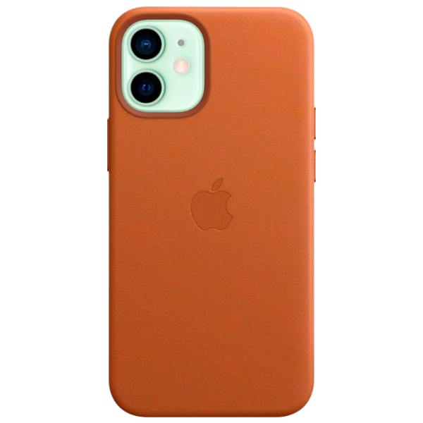 Чехол для смартфона Apple iPhone 12 mini Apple/ Back/ Кожа/ Коричневый photo 1 Чехол для смартфона Apple iPhone 12 mini Apple/ Back/ Кожа/ Коричневый photo 1