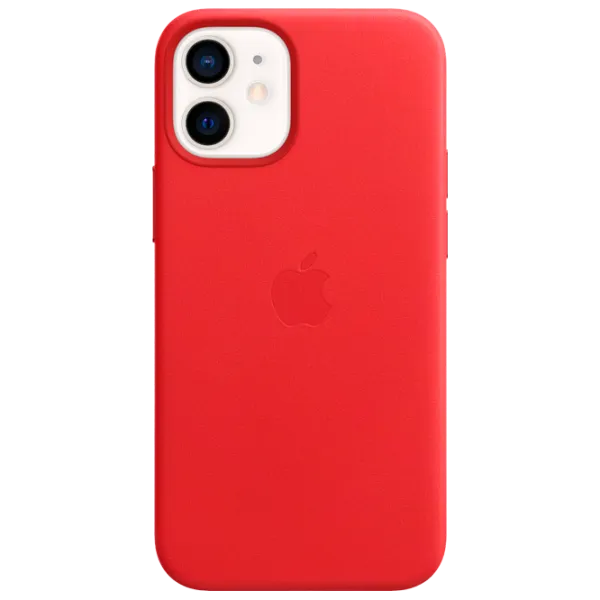 Husă pentru smartphone Apple iPhone 12 mini Apple/ MagSafe Back/ Piele/ Red photo 1 Husă pentru smartphone Apple iPhone 12 mini Apple/ MagSafe Back/ Piele/ Red photo 1