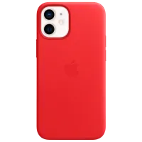 Husă pentru smartphone Apple iPhone 12 mini Apple/ MagSafe Back/ Piele/ Red