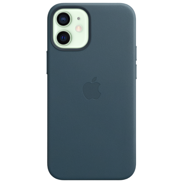 Чехол для смартфона Apple iPhone 12 mini Apple/ MagSafe Back/ Кожа/ Baltic Синий photo 1 Чехол для смартфона Apple iPhone 12 mini Apple/ MagSafe Back/ Кожа/ Baltic Синий photo 1