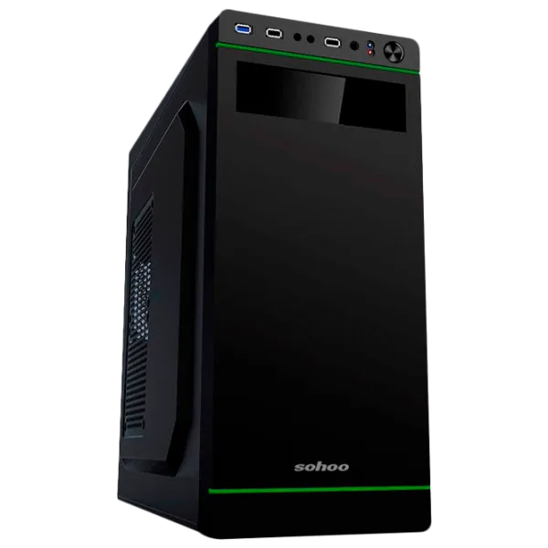Carcasă Sohoo 5907BG Mid Tower / Black photo 1