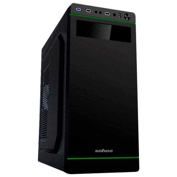 Carcasă Sohoo 5907BG Mid Tower / Black photo 1