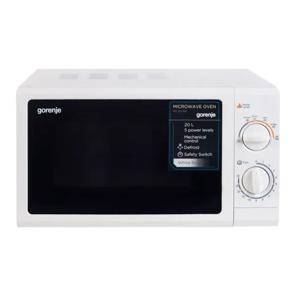 Микроволновая печь Gorenje MO20MW Свободно стоящая/ 700 Вт/ Белый photo 1