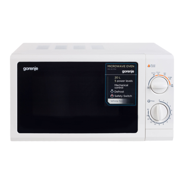 Микроволновая печь Gorenje MO20MW Свободно стоящая/ 700 Вт/ Белый photo 1