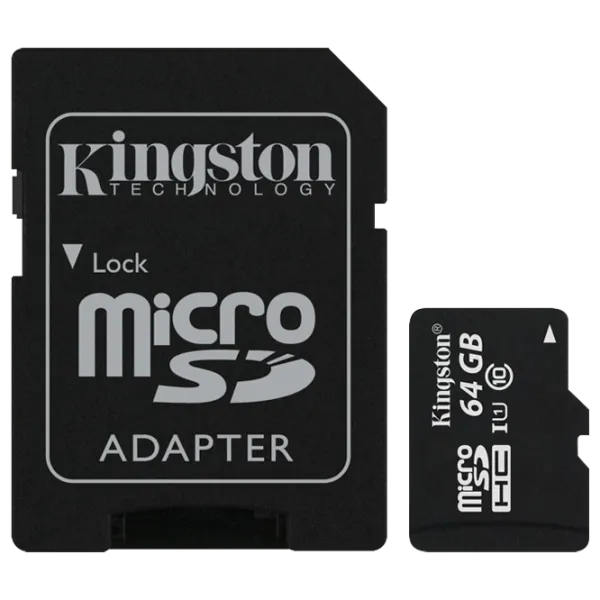 Карта MicroSD Kingston UHS-I (U1) 64 ГБ MicroSD Card photo 1