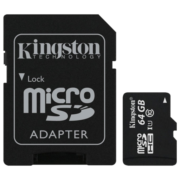 Карта MicroSD Kingston UHS-I (U1) 64 ГБ MicroSD Card photo 1