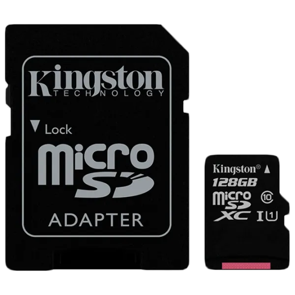 Карта MicroSD Kingston UHS-I (U1) 128 ГБ MicroSD Card photo 1