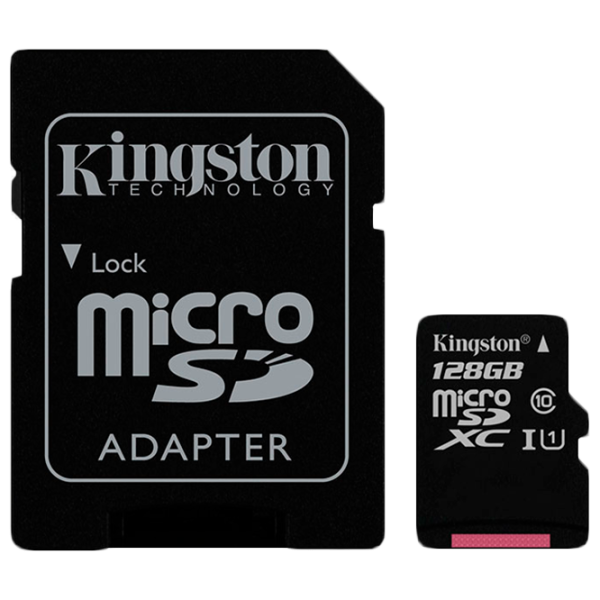 Карта MicroSD Kingston UHS-I (U1) 128 ГБ MicroSD Card photo 1