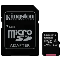 MicroSD Card Kingston UHS-I (U1) 128 GB MicroSD Card
