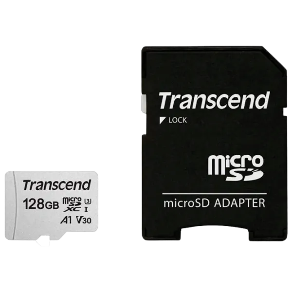 Карта памяти Transcend TS128GUSD300S 128 ГБ MicroSD / 10 (U3) photo 1