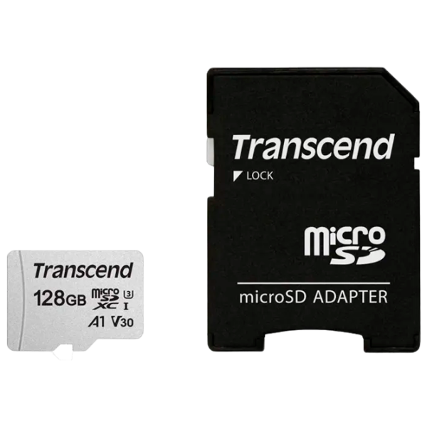 Карта памяти Transcend TS128GUSD300S 128 ГБ MicroSD / 10 (U3) photo 1