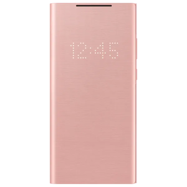 Чехол для смартфона Samsung Galaxy Note 20 Samsung/ LED View Cover/ Кожа/ Бронзовый Розовый photo 1