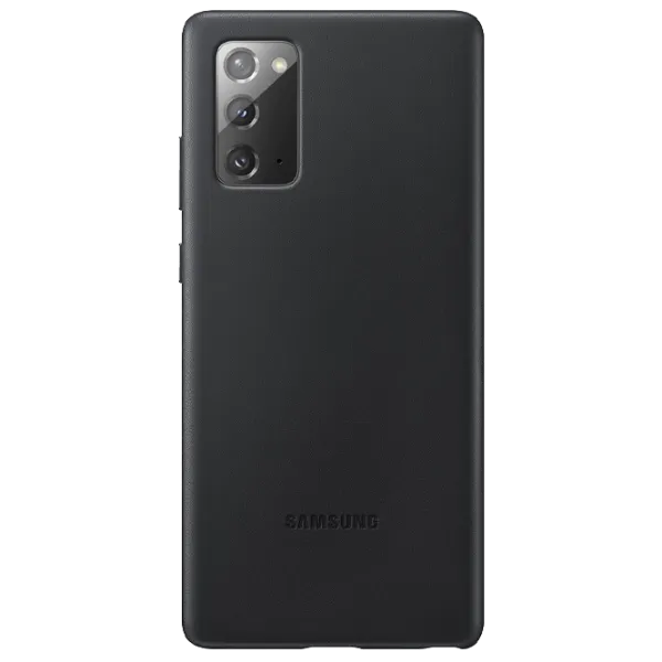 Чехол для смартфона Samsung Galaxy Note 20 Samsung/ Back/ Кожа/ Черный photo 1