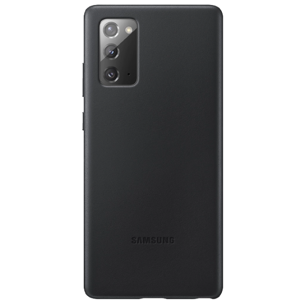 Чехол для смартфона Samsung Galaxy Note 20 Samsung/ Back/ Кожа/ Черный photo 1