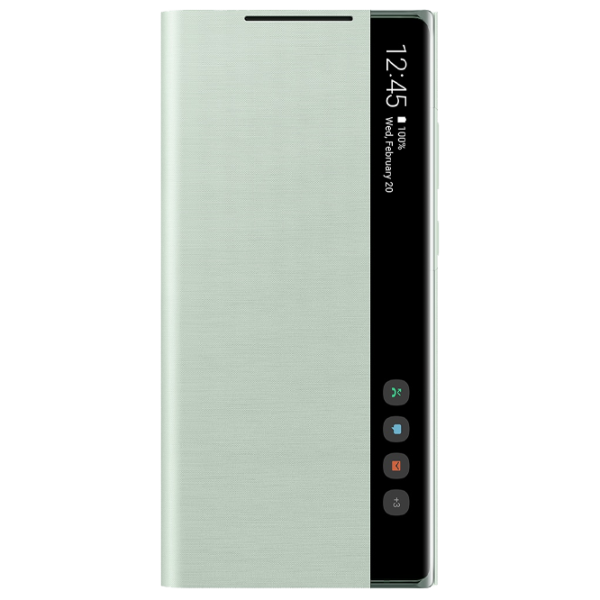 Чехол для смартфона Samsung Galaxy Note 20 Samsung/ Flip Cover View/ PU/ Mint Зелёный photo 1