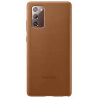Чехол для смартфона Samsung Galaxy Note 20 Samsung/ Back/ Кожа/ Коричневый