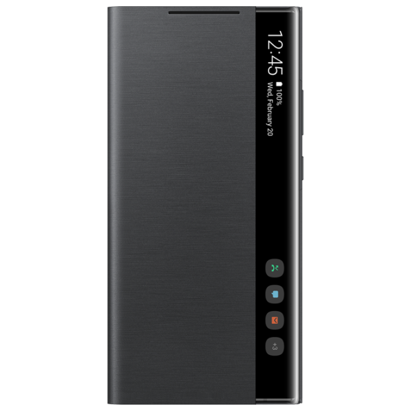 Чехол для смартфона Samsung Galaxy Note 20 Ultra Samsung/ Flip Cover View/ PC/ PU/ Черный photo 1