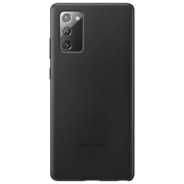 Чехол для смартфона Samsung Galaxy Note 20 Ultra Samsung/ Back/ Кожа/ Черный photo 1