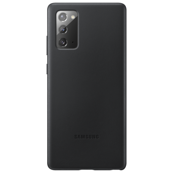 Чехол для смартфона Samsung Galaxy Note 20 Ultra Samsung/ Back/ Кожа/ Черный photo 1