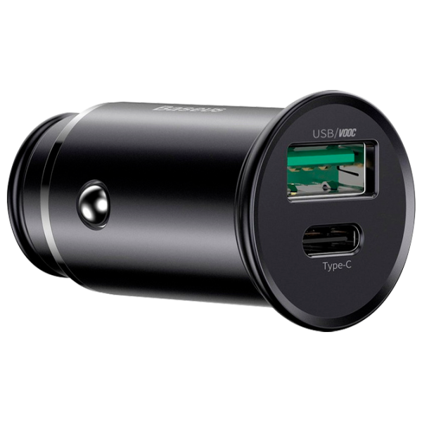 Încărcător auto Baseus PPS Quick Charger 2 A/ Black photo 1
