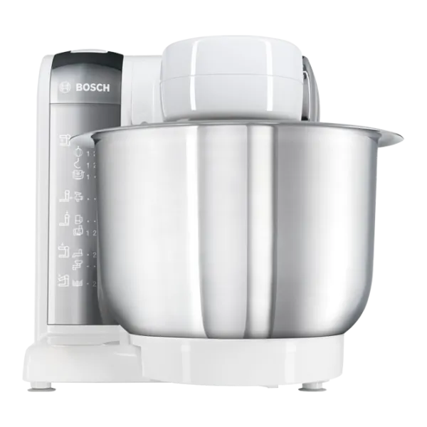 Кухонный комбайн Bosch MUM48CR1 600 Вт/ Нержавеющая сталь Белый photo 1