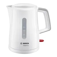Ceainic Electric Bosch TWK3A051 1 l/ Închis/ White