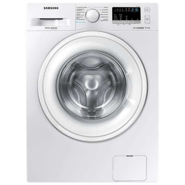 Стиральная машина Samsung WW80R42LHDWDLP 8 кг / 1200 об/мин / Белый photo 1
