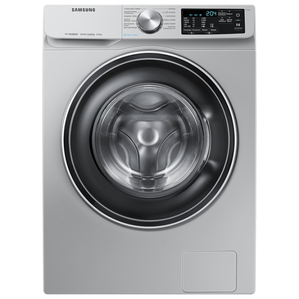Стиральная машина Samsung WW80R42LXESDLP 8 кг / 1200 об/мин / Серебряный photo 1