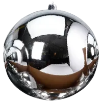 Игрушки для ёлки Christmas 38515 12 см/ Серебристый