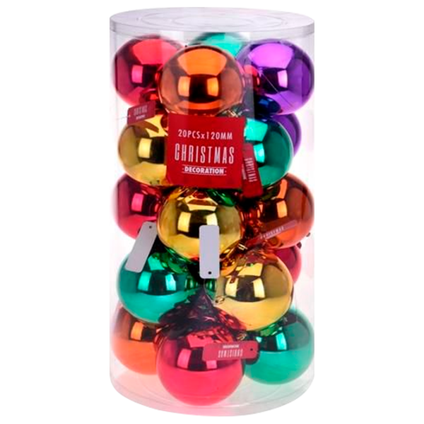 Ёлочный шар Christmas 38517 12 см/ Разноцветный photo 1 Ёлочный шар Christmas 38517 12 см/ Разноцветный photo 1