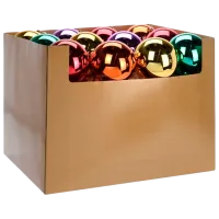 Ёлочный шар Christmas 20277 12 см/ Разноцветный