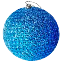 Jucării pentru brad Christmas 35308 15 cm/ Blue