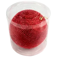 Ёлочный шар Christmas 35354 20 см/ Красный