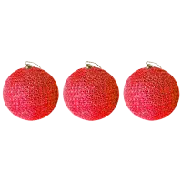 Jucării pentru brad Christmas 35314 8 cm/ Red