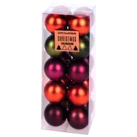 Игрушки для ёлки Christmas 39949 4 см/ Разноцветный