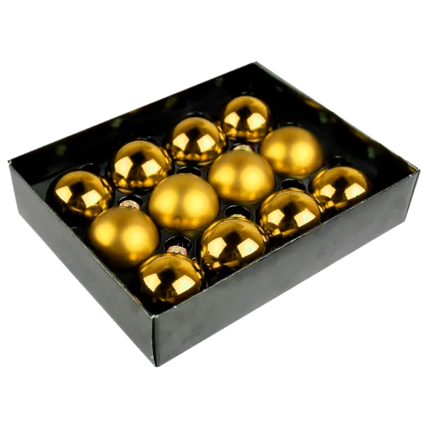 Jucării pentru brad Christmas 36979 5.7 cm/ Gold photo 1