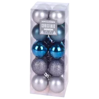 Игрушки для ёлки Christmas 39948 4 см/ Разноцветный