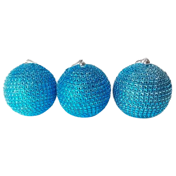 Jucării pentru brad Christmas 35456 8 cm/ Blue photo 1 Jucării pentru brad Christmas 35456 8 cm/ Blue photo 1