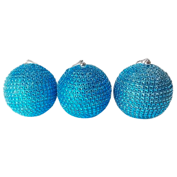 Jucării pentru brad Christmas 35456 8 cm/ Blue photo 1 Jucării pentru brad Christmas 35456 8 cm/ Blue photo 1